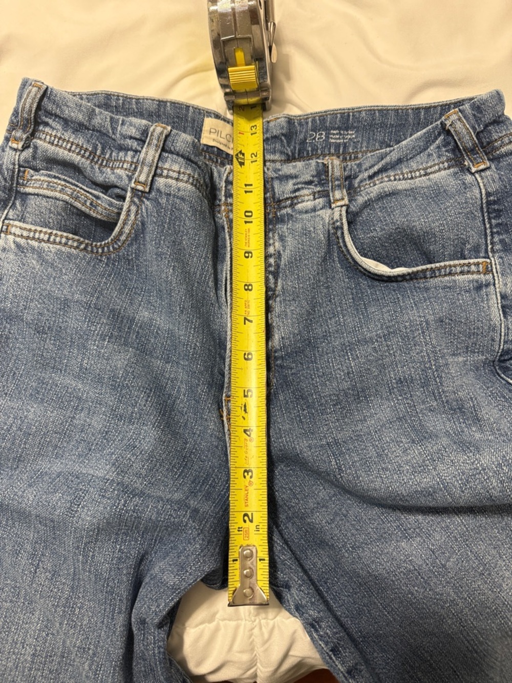 Anthropologie Pilcro Ella Wide Leg Distressed Blue Women’s Jeans - Picture 10 of 10
